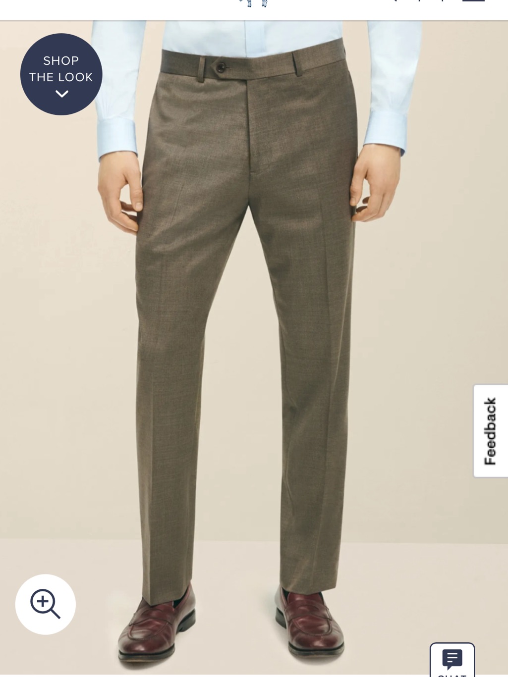 Brooks Brothers 1818 Madison Wool Trousers